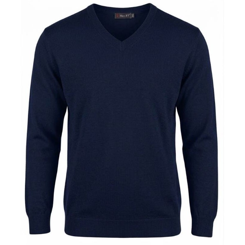 maglione punta taglie forti lana maxfort